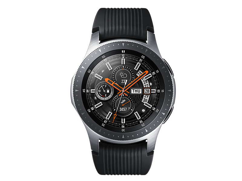 фото Умные часы samsung galaxy watch 46mm silver steel sm-r800nzsaser