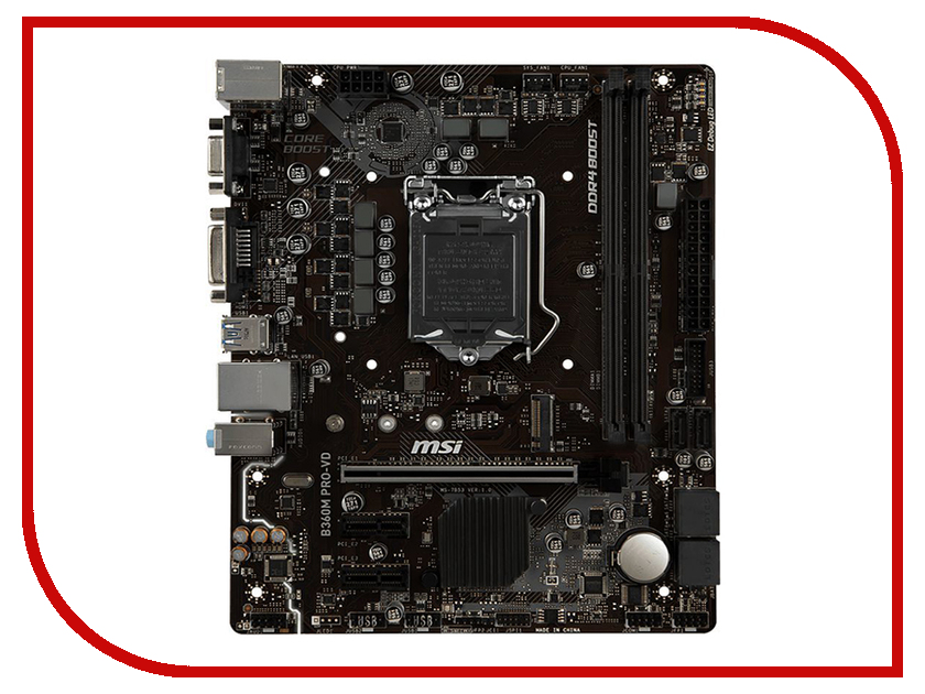 

Материнская плата MSI B360M PRO-VD, B360M Pro-VD