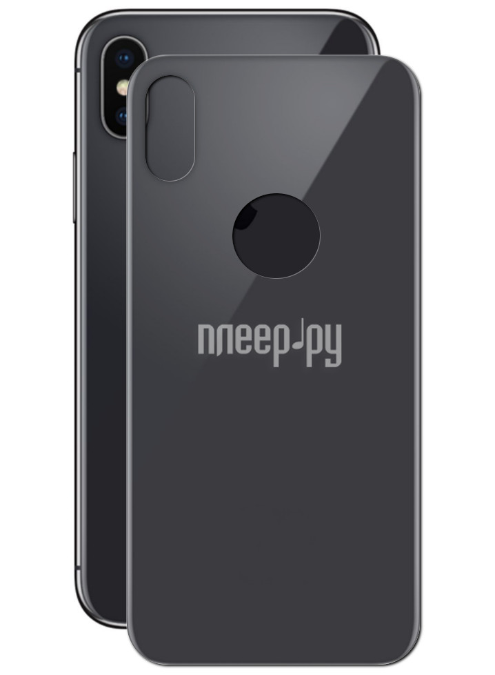 

Аксессуар Защитное стекло Solomon для APPLE iPhone X 2.5D Full Cover Back Black 2216, 2216