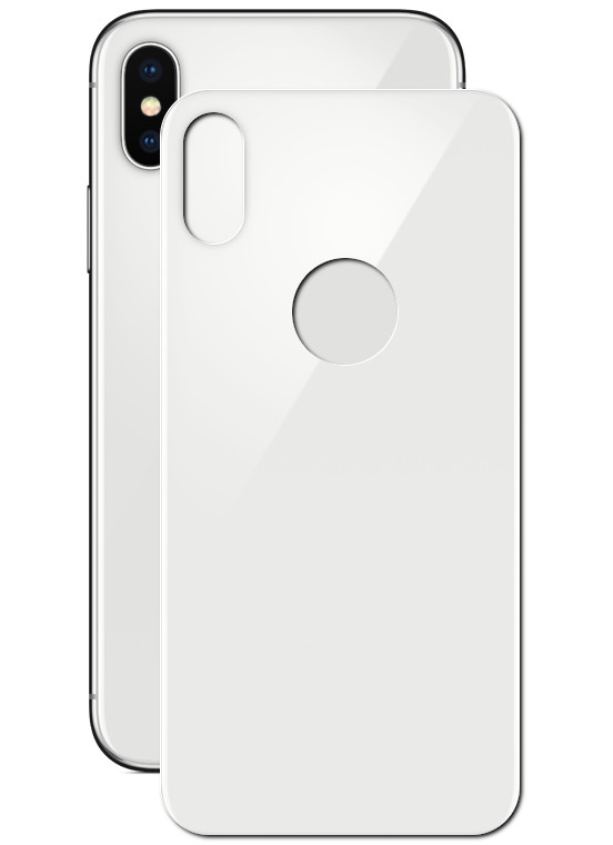 

Аксессуар Защитное стекло Solomon для APPLE iPhone X 2.5D Full Cover Back White 2223, 2223