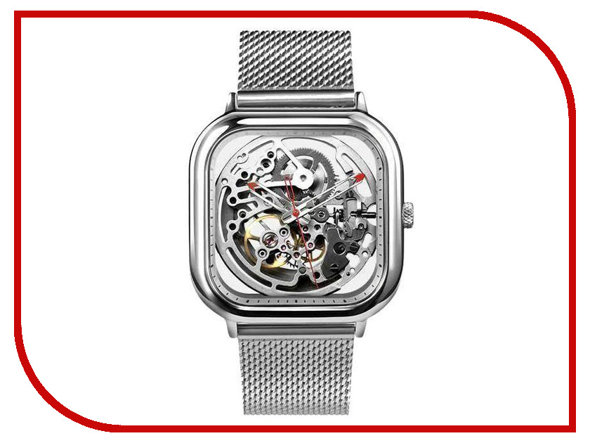 

Часы наручные аналоговые Xiaomi Ciga Design Anti-Seismic Mechanical Watch Wristwatch Silver, Ciga Design Anti-Seismic Machanical Watch