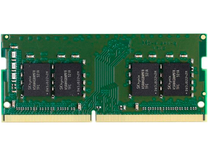 Модуль памяти Kingston ValueRAM 16 ГБ DDR4 2666 МГц CL19 (KVR26S19D8/16) модуль памяти sodimm ddr3 4gb pc12800 1600мгц kingston valueram kvr16s11 4