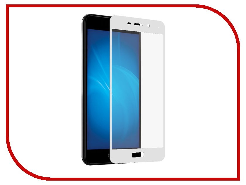 

Аксессуар Защитное стекло для Honor 6C Pro/V9 Play Solomon 2.5D Full Cover White 2582, 2582