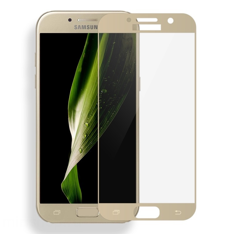 

Аксессуар Защитное стекло для Samsung Galaxy A7 2017 Solomon 2.5D Full Cover Gold 1691, 1691
