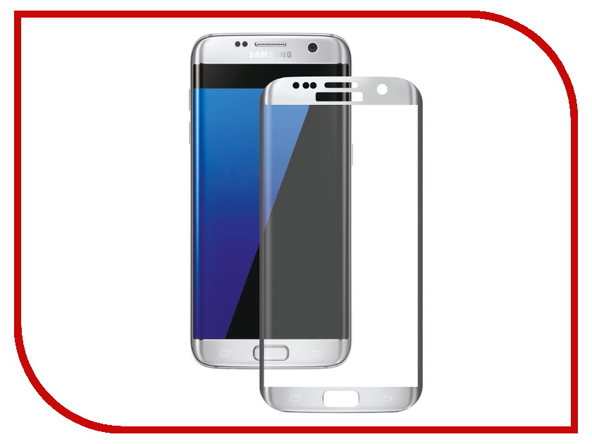 

Аксессуар Защитное стекло для Samsung Galaxy S7 Solomon 2.5D Full Cover Silver 7989, 7989