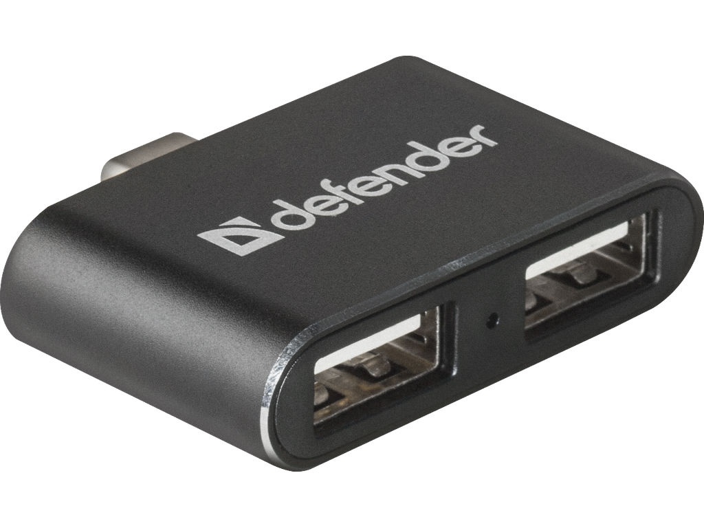 

Хаб USB Defender Quadro Dual USB 3.1 Type-C - USB 2.0 2-ports 83207, 83207