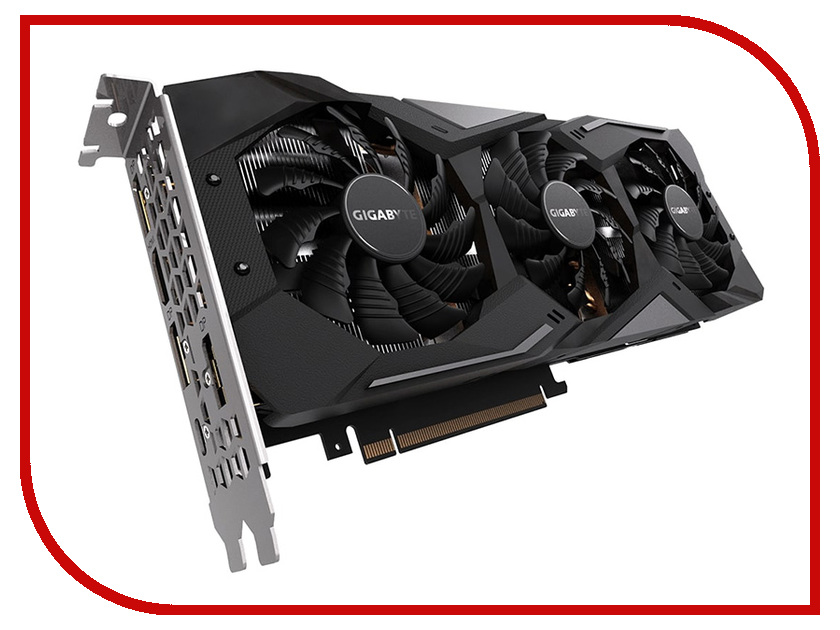

Видеокарта GigaByte GeForce RTX 2080 Windforce 1800Mhz PCI-E 3.0 8192Mb 14000Mhz 256 bit HDMI 3xDP GV-N2080WF3OC-8GC, GeForce RTX 2080 Windforce