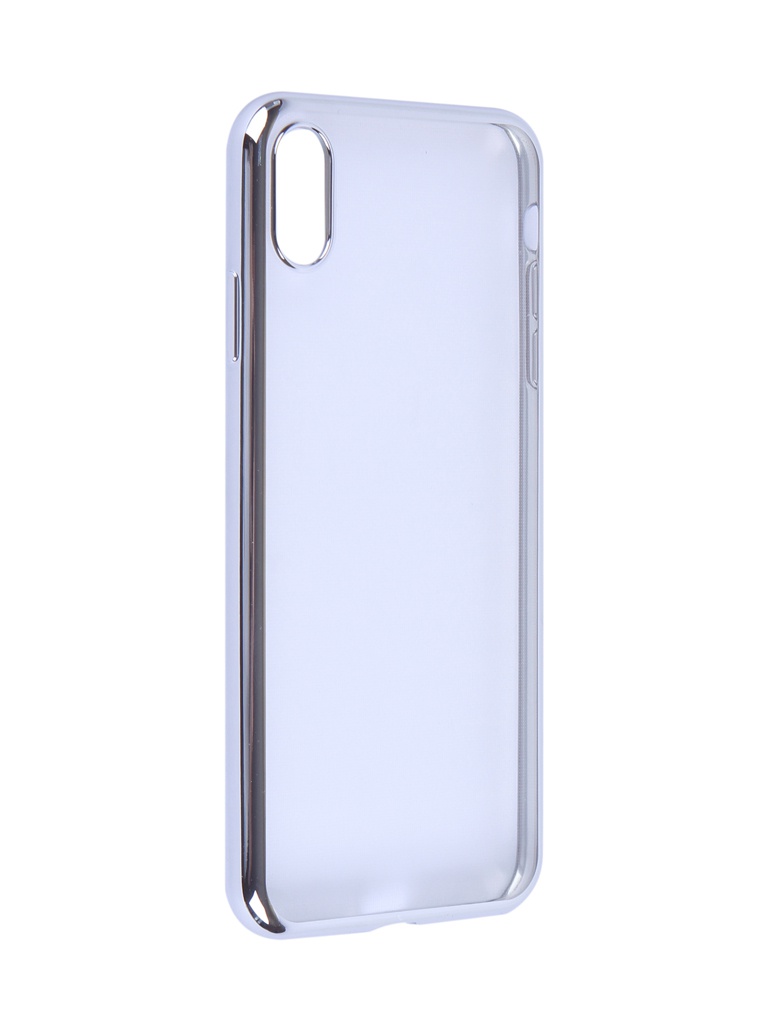 

Аксессуар Чехол iBox для APPLE iPhone XS Max Blaze Silicone Silver frame УТ000016111, APPLE iPhone XS Max