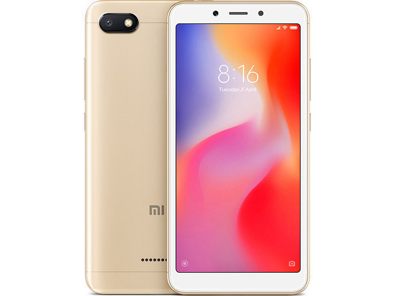 

Сотовый телефон Xiaomi Redmi 6A 2/32GB Gold, Redmi 6A