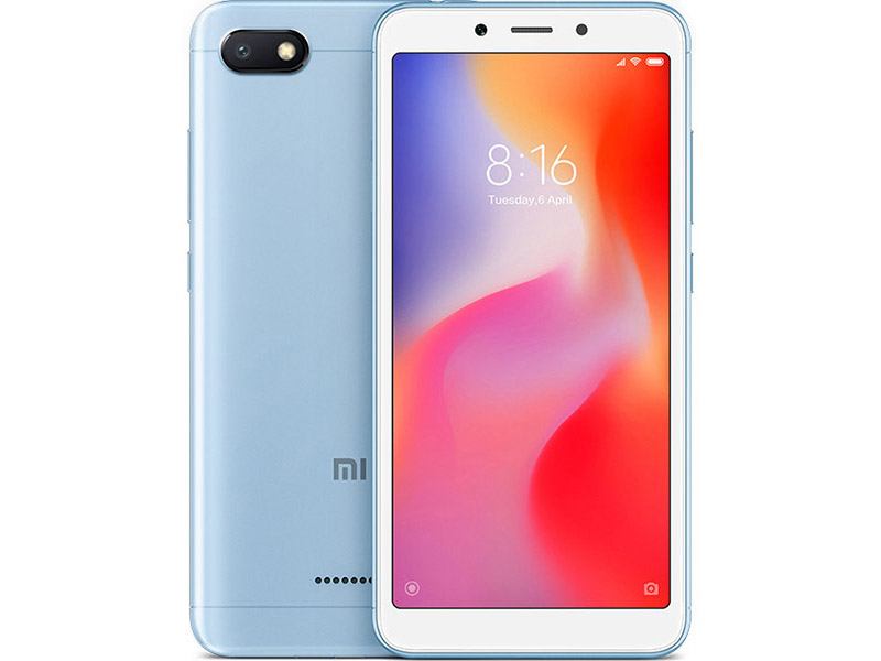 

Сотовый телефон Xiaomi Redmi 6A 2/16GB Blue, Redmi 6A