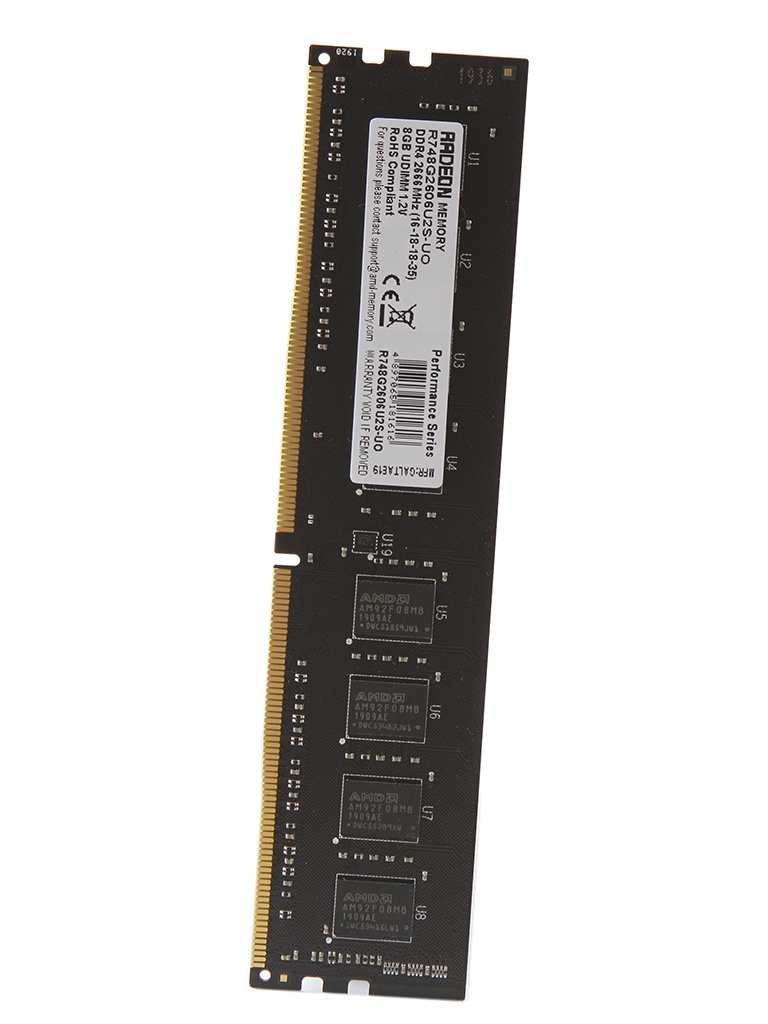 Модуль памяти amd. AMD r748g2606s2s-u. R748g2606u2s-u 8 ГБ. Radeon Memory r748g2606u2s-u. Оперативная память AMD Radeon r7 Performance Series [r744g2606u1s-u] 4 ГБ.