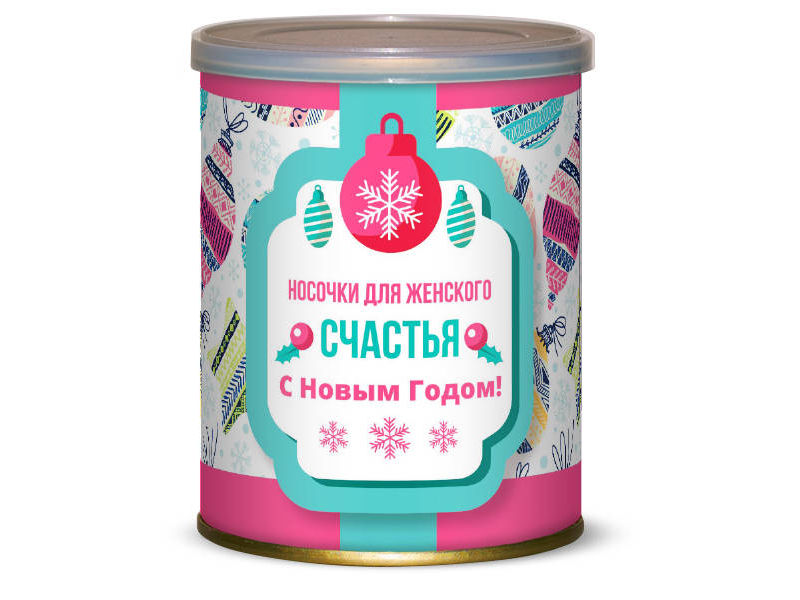 фото Носочки для женского счастья С Новым годом! Canned Socks В ассортименте 416819