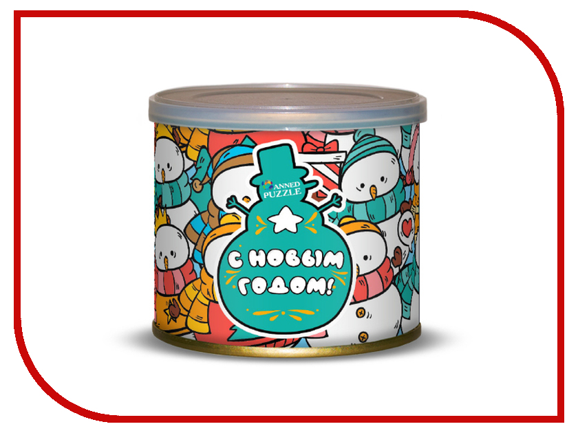 

Пазл Canned Puzzle Снеговики 416642, Снеговики