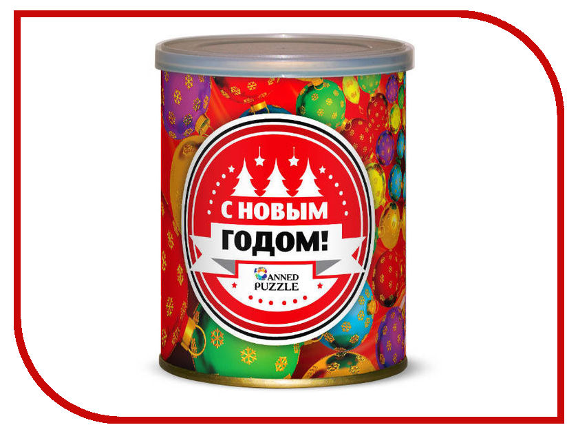 

Пазл Canned Puzzle Елка с новогодними шарами 416628, Елка с новогодними шарами