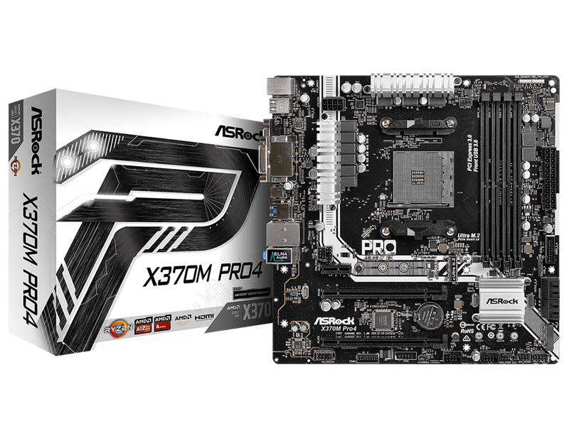 

Материнская плата ASRock X370M Pro4, X370M Pro4