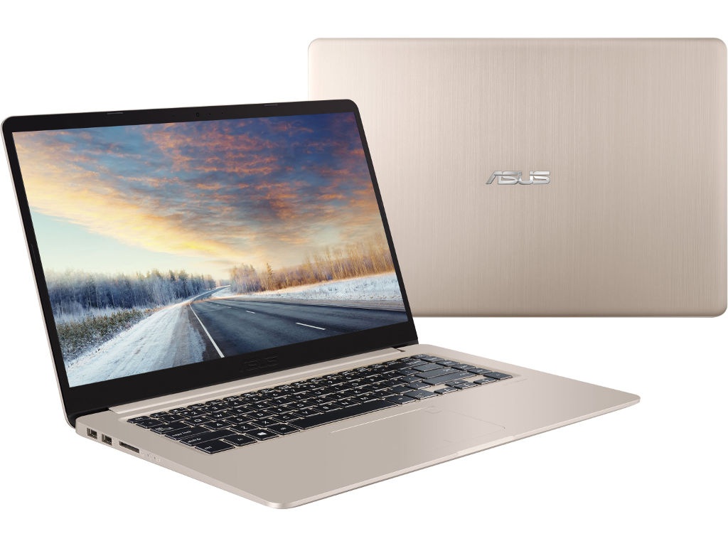 

Ноутбук ASUS VivoBook S510UN-BQ448 Gold Metal 90NB0GS1-M08130 (Intel Core i3-7100U 2.4 GHz/4096Mb/1000Gb/nVidia GeForce MX150 2048Mb/Wi-Fi/Bluetooth/Cam/15.6/1920x1080/Endless OS), S510UN-BQ448