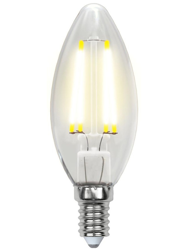 

Лампочка Uniel LED C35 E14 6W 200-250V 4000K 500Lm Daylight LED-C35-6W/NW/E14/CL PLS02WH, PLS02WH