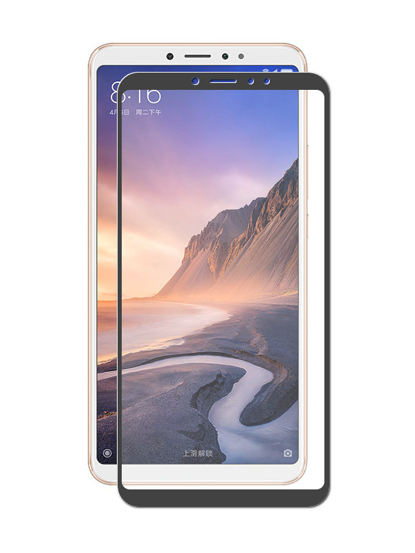 

Аксессуар Защитное стекло Mobius для Xiaomi Mi Max 3 3D Full Cover Black
