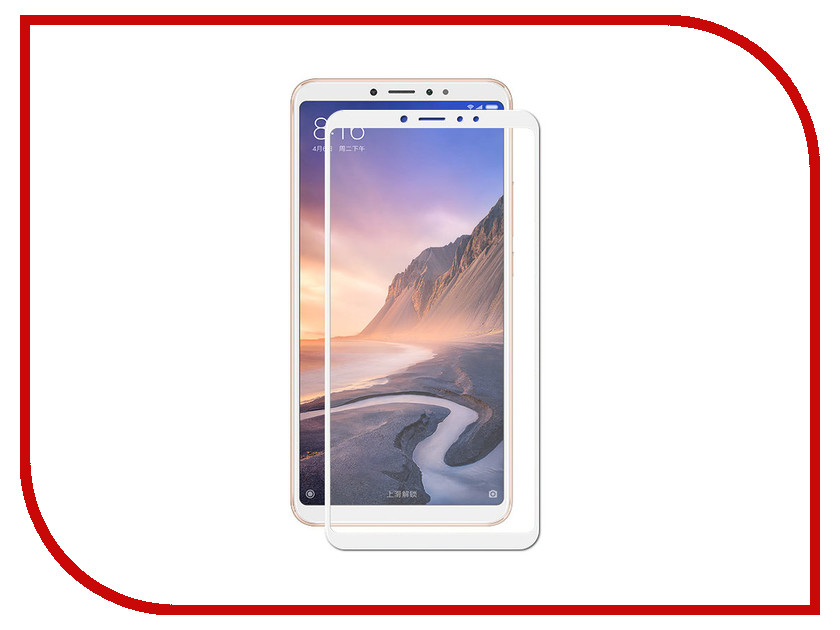 

Аксессуар Защитное стекло для Xiaomi Mi Max 3 Mobius 3D Full Cover White
