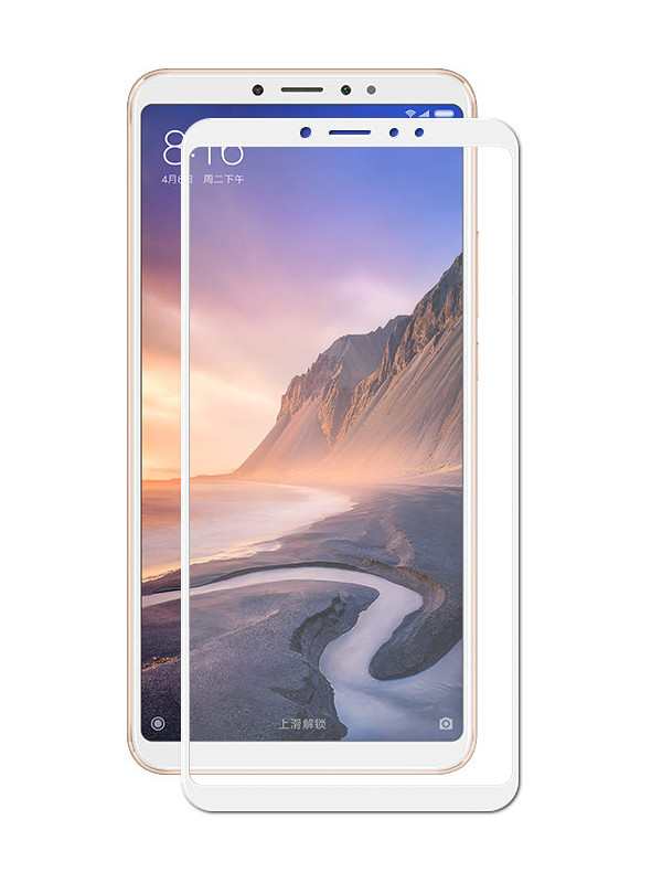 

Аксессуар Защитное стекло Mobius для Xiaomi Mi Max 3 3D Full Cover White