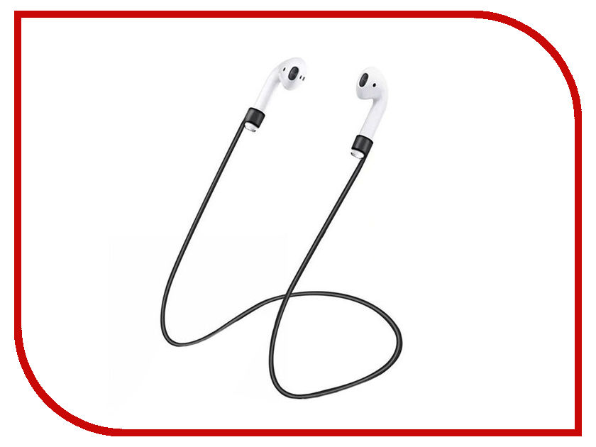 

Аксессуар Шнурки GS для APPLE Airpods Black SWA5, SWA5