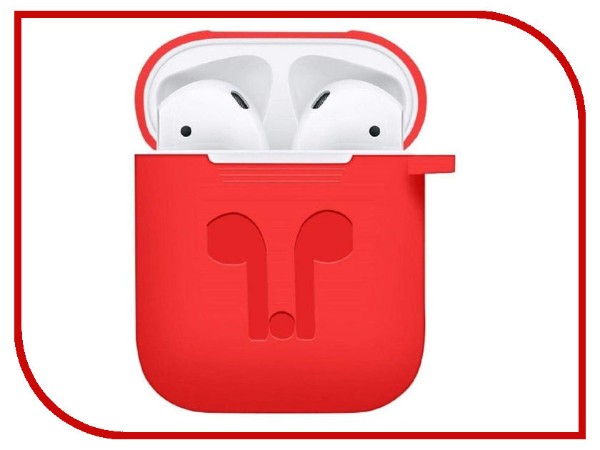 фото Аксессуар Чехол GS для APPLE Airpods Red AirC2