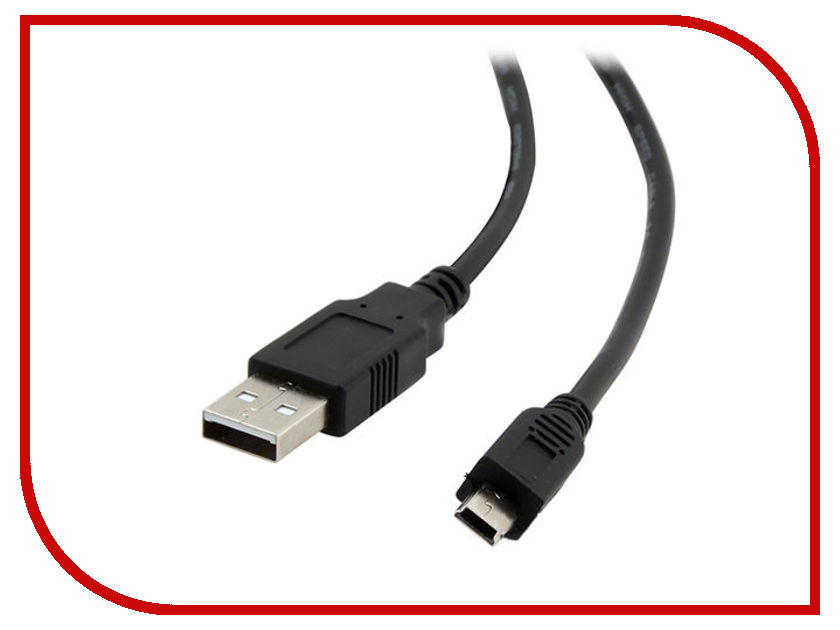 фото Аксессуар Ritmix RCC-100 USB A - MiniUSB B Black 15119418