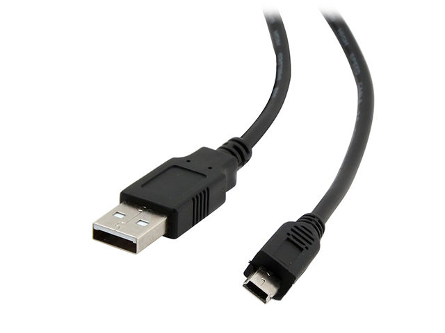 Аксессуар Ritmix RCC-100 USB A - MiniUSB B Black 15119418 шнур соединительный mini usb ritmix rcc 100 black