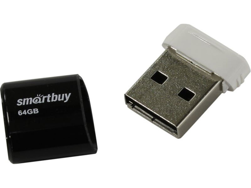 USB Flash Drive 64Gb - SmartBuy Smart Buy Lara Black SB64GBLARA-K smartbuy usb drive 32gb lara red sb32gblara r