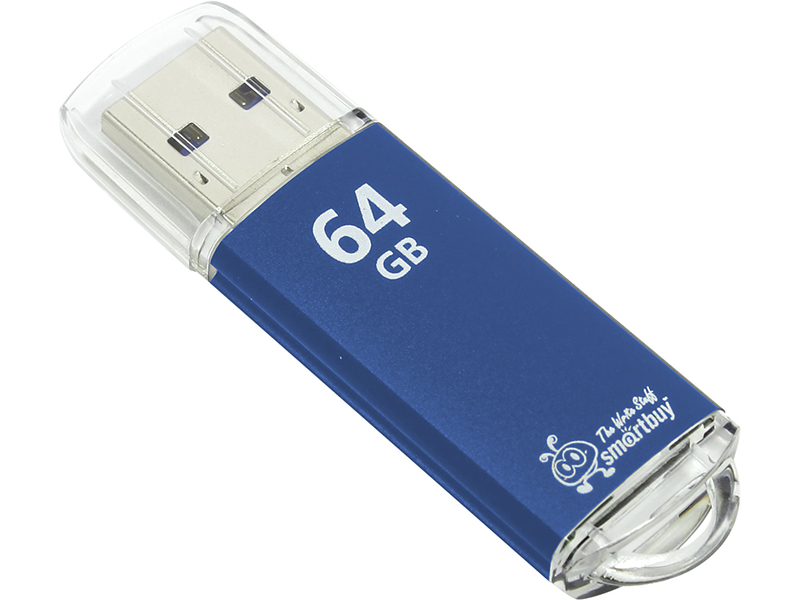 Zakazat.ru: USB Flash Drive SmartBuy V-Cut USB 2.0 64Gb Blue SB64GBVC-B3