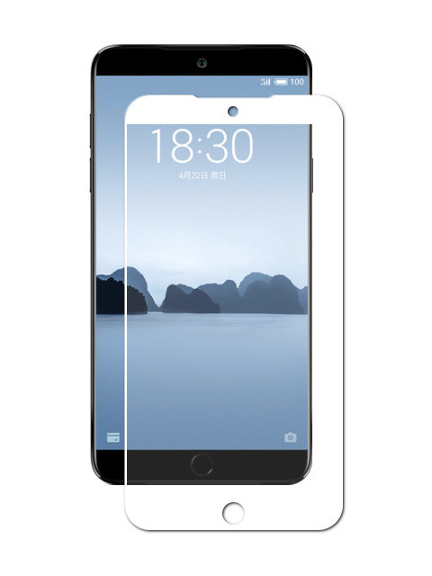 фото Аксессуар Защитное стекло для Meizu 15 Plus Gecko 2D Full Screen White ZS26-GMEIM15Plus-2D-WH