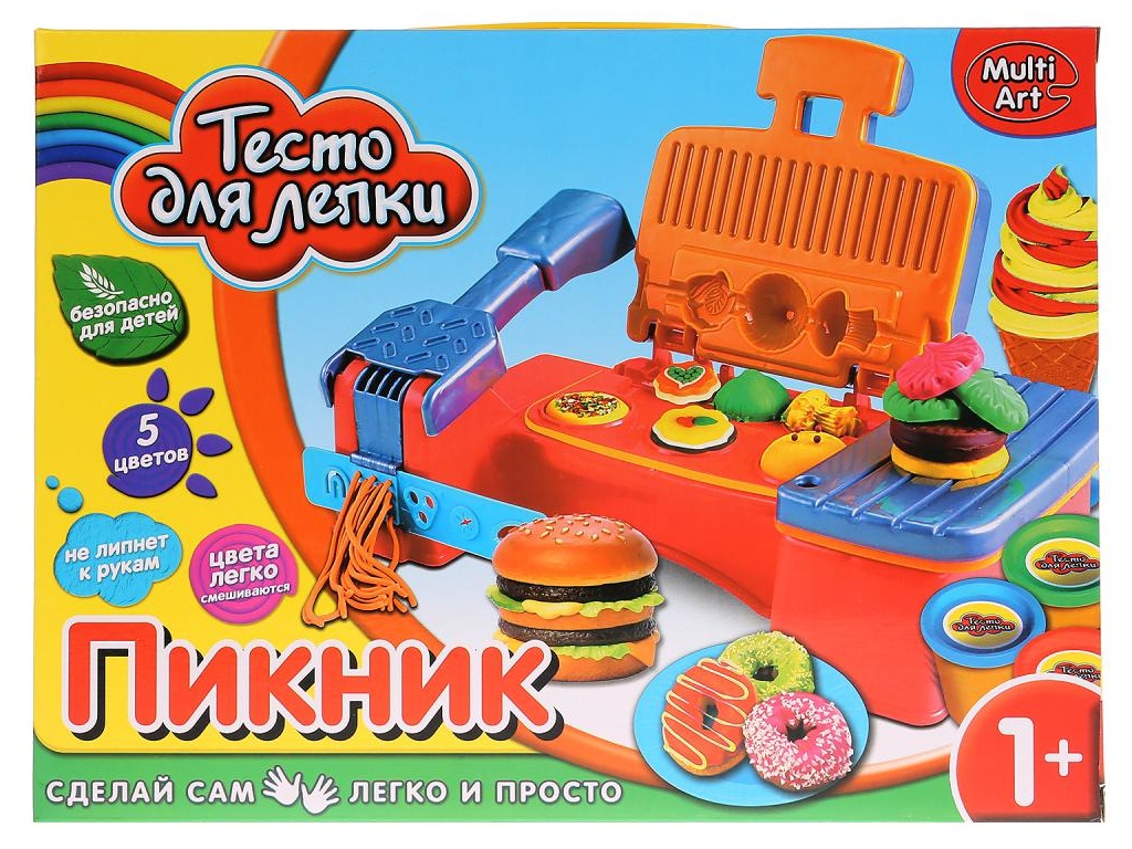 

Набор для лепки Multiart Пикник B1638270-PD, B1638270-PD (24)