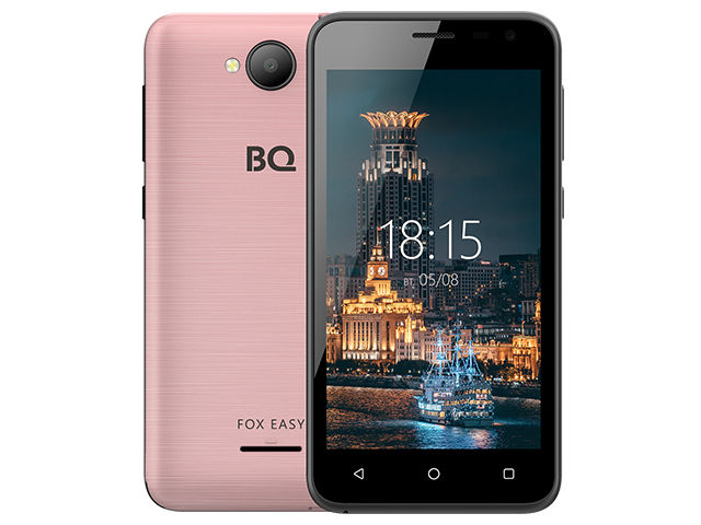 

Сотовый телефон BQ 4501G Fox Easy Rose Gold, 4501G Fox Easy