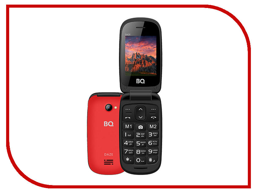 

Сотовый телефон BQ BQ-2437 Daze Red, 2437 Daze