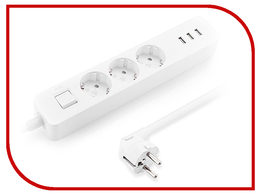 

Удлинитель Xiaomi Mi Power Strip International NRB4030GL/XMCXB04QM White, Strip International