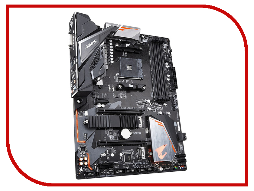 

Материнская плата GigaByte B450 AORUS ELITE, B450 AORUS ELITE