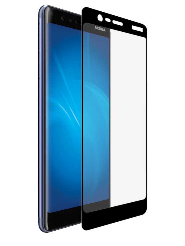 фото Аксессуар Защитное стекло Onext для Nokia 5.1 2018 Black Frame 41814