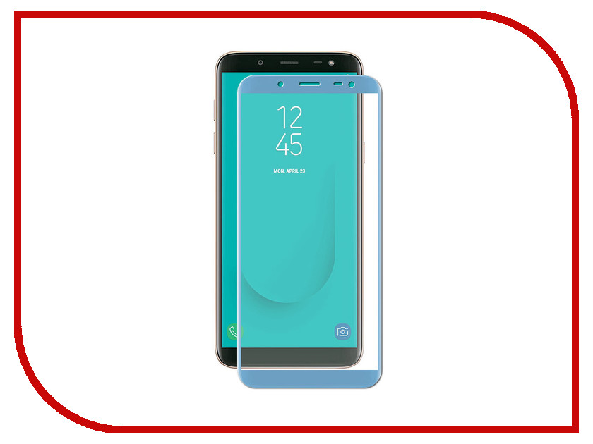 

Аксессуар Защитное стекло для Samsung Galaxy J6 2018 Onext Full Glue Blue 41694, 41694
