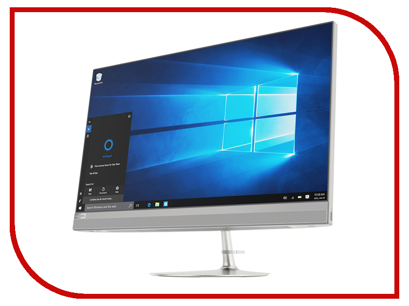 фото Моноблок Lenovo IdeaCentre AIO 520-24IKU F0D200AJRK Silver (Intel Core i3-7020U 2.3 GHz/4096Mb/1000Gb/DVD-RW/Intel HD Graphics/Wi-Fi/Bluetooth/Cam/23.8/1920x1080/Windows 10 64-bit)