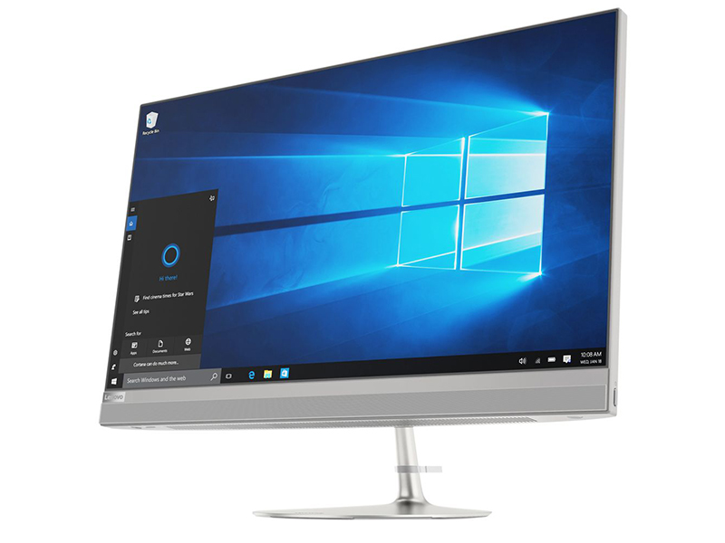 фото Моноблок Lenovo IdeaCentre AIO 520-24IKU F0D200AJRK Silver (Intel Core i3-7020U 2.3 GHz/4096Mb/1000Gb/DVD-RW/Intel HD Graphics/Wi-Fi/Bluetooth/Cam/23.8/1920x1080/Windows 10 64-bit)