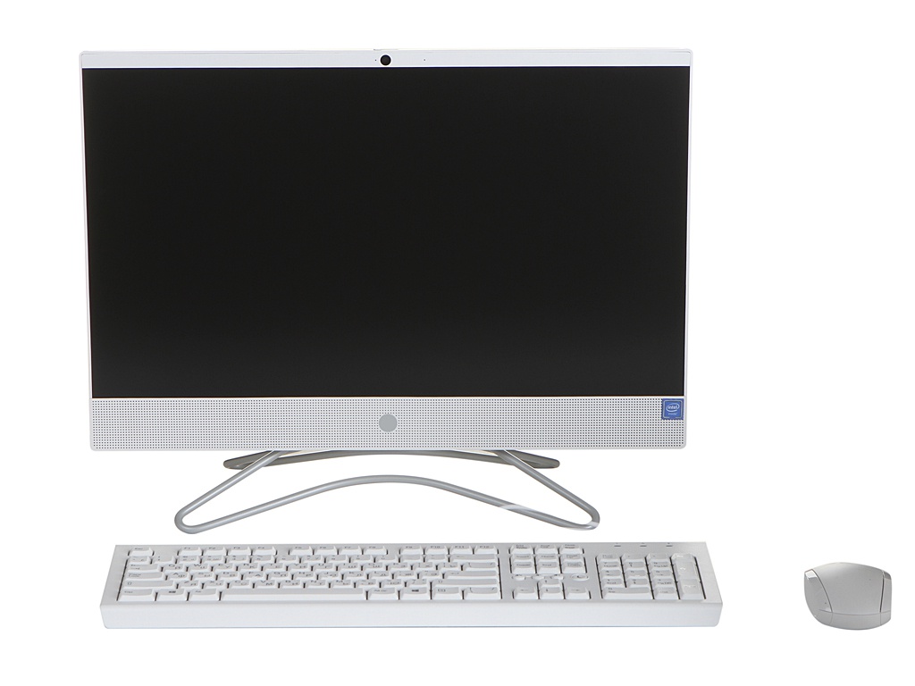 фото Моноблок HP 22-c0012ur 4GV53EA Snow White (Intel Celeron J4005 2.0 GHz/4096Mb/500Gb/No ODD/Intel HD Graphics/Wi-Fi/21.5/1920x1080/Windows 10 64-bit) Hp (hewlett packard)