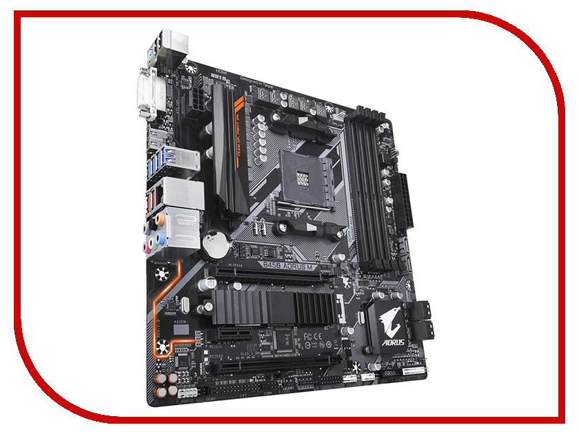 

Материнская плата GigaByte B450 AORUS M, B450 AORUS M