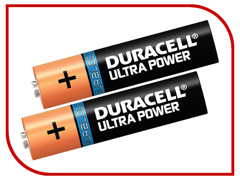 

Батарейка AAA - Duracell LR03 2BL Ultra Power (2 штуки), LR03/2BL UL PW