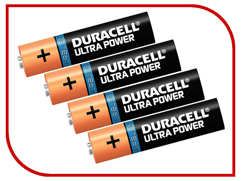

Батарейка AAA - Duracell LR03 4BL Ultra Power (4 штуки), LR03/2BL UL PW
