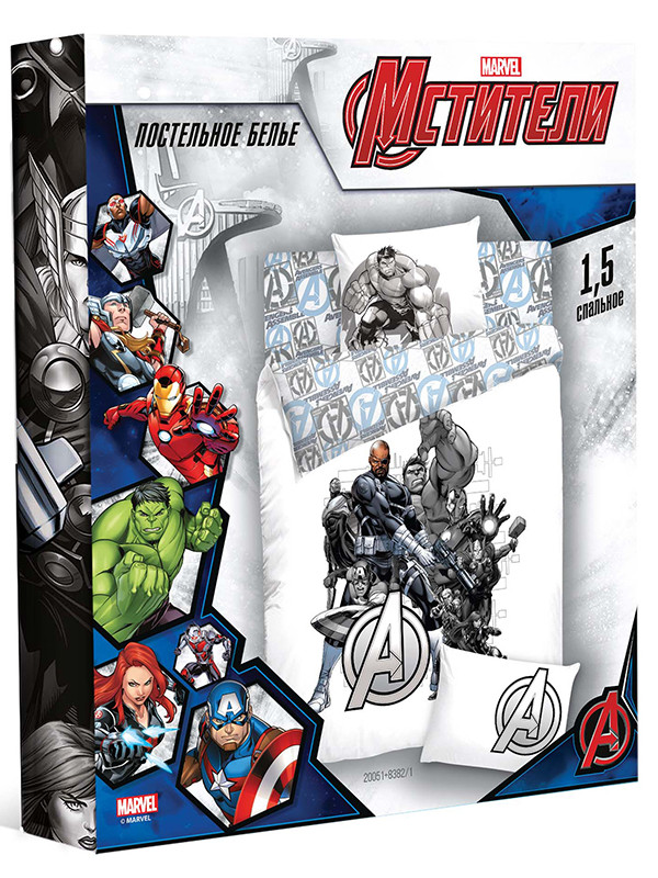

Постельное белье Marvel Avengers S.H.I.E.L.D. Комплект 1.5 спальный 724764