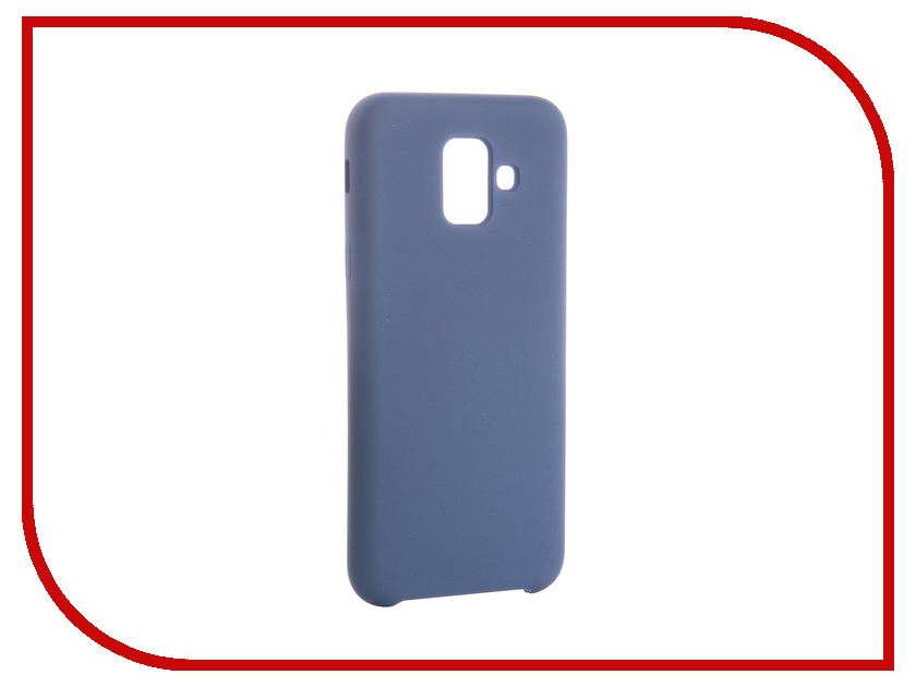 фото Аксессуар Чехол CaseGuru для Samsung Galaxy A6 Soft-Touch 0.5mm Blue Cobalt 103333