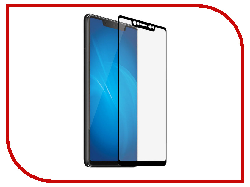 фото Аксессуар Защитное стекло Media Gadget для Xiaomi Mi 8 2.5D Full Cover Glass Black Frame MGFCXM8FGBK