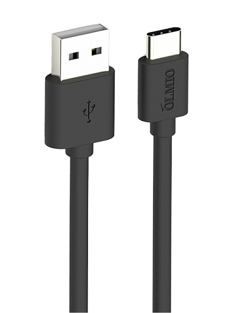 

Аксессуар Olmio USB - USB Type-C 1m Black ПР038773, ПР038773