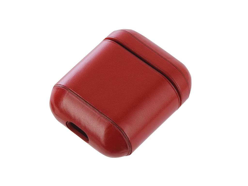 

Аксессуар Чехол Gurdini Premium Leather для Airpods Red 906879, 906879