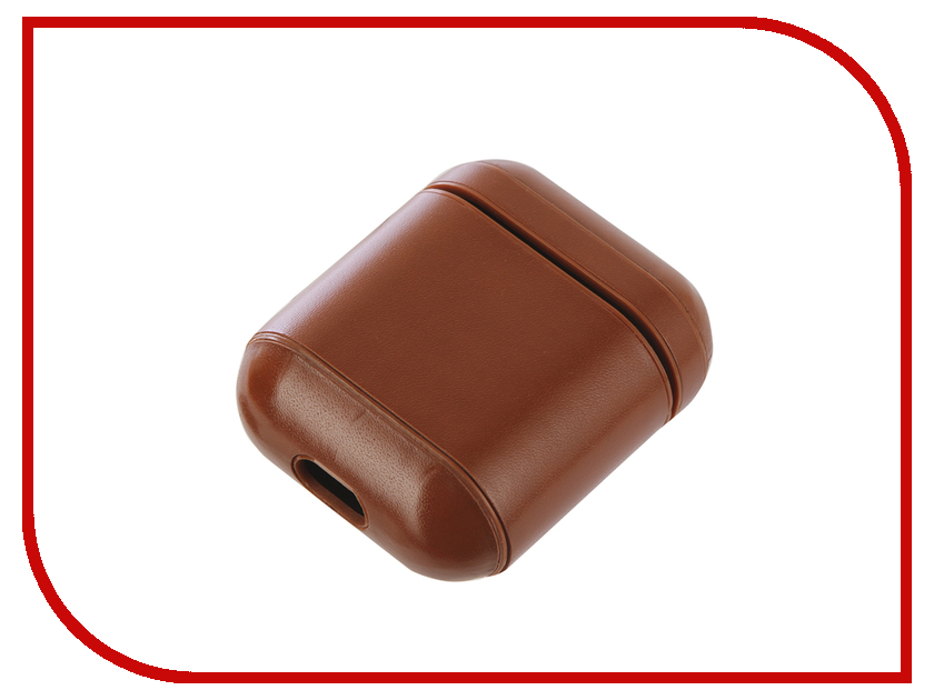 

Аксессуар Чехол Gurdini Premium Leather для Airpods Light Brown 906878, 906878